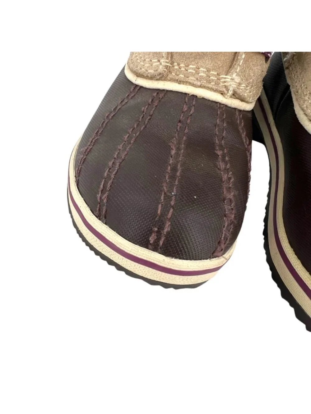 L.L. Bean Kids Snow Boots Size 13 Tan Brown Waterproof Insulated Winter Boots